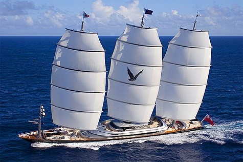 8. Malta Falcon Chủ đầu tư: Elena Ambrosiadou Giá cho thuê: $ 554.825 mỗi tuần Du thuyền được thiết kế bởi Perini Navi Italy và sử dụng một hệ thống buồm DynaRig, ba cột buồmcủa tàu được chế tác hoàn toàn từ sợi carbon. Du thuyền này có thể chứa được 18 khách. Tốc độ là 18,5 hải lý…